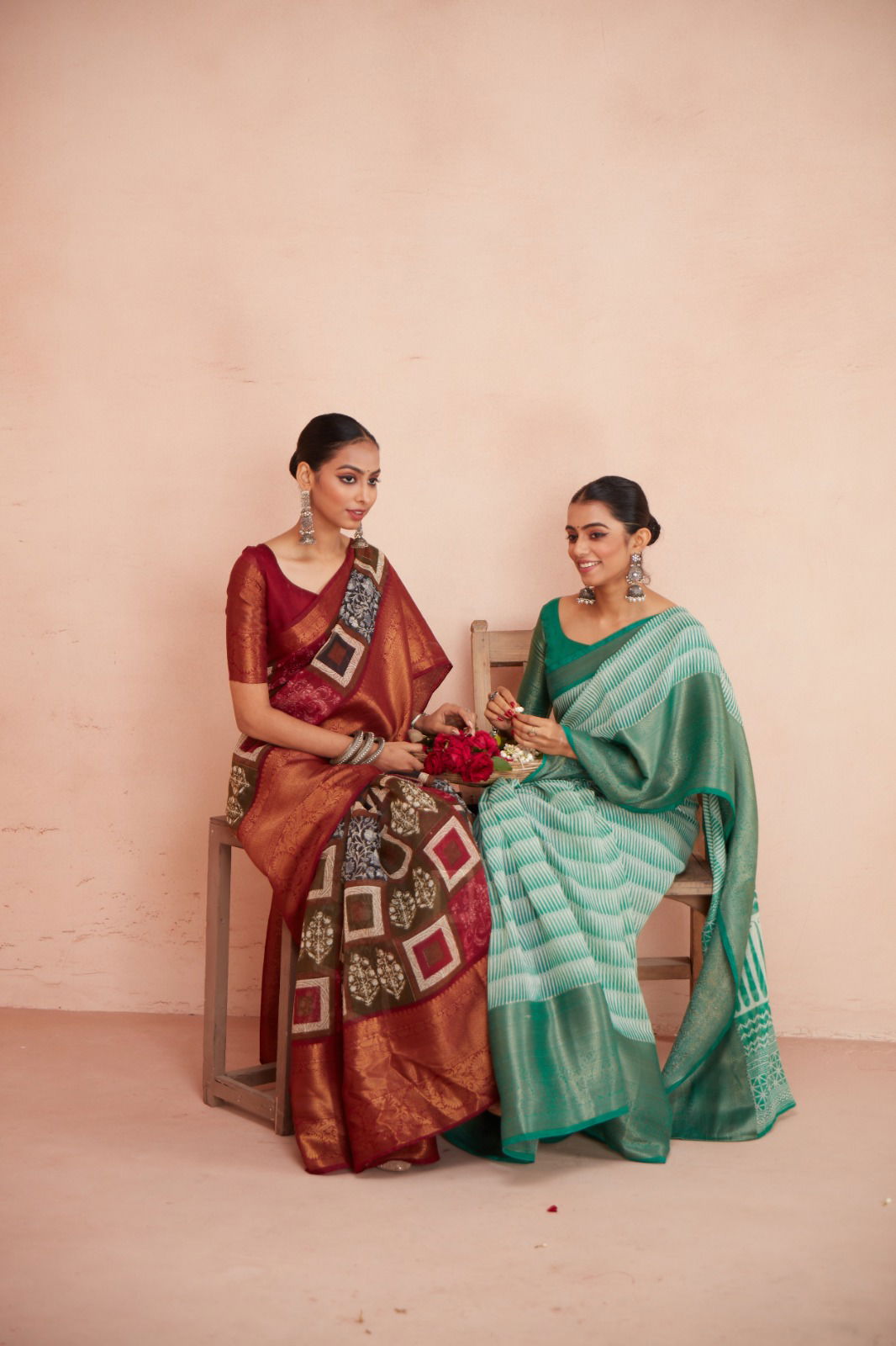 Sr Meera Queen Chanderi Saree Catalog